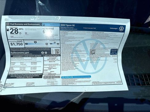 New 2026 Volkswagen Tiguan SE FWD image 13