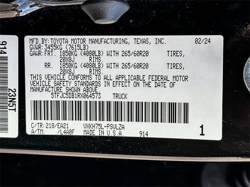 Used 2024 Toyota Tundra Limited image 31