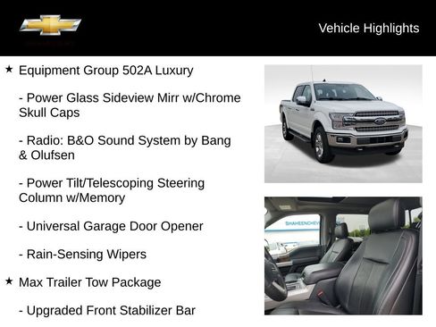 Used 2020 Ford F150 Lariat w/ Equipment Group 502A Luxury AWD/4WD image 21