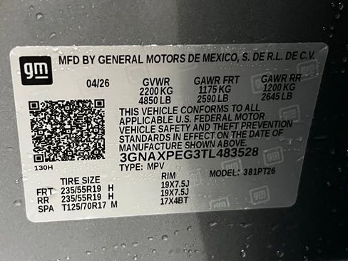 New 2026 Chevrolet Equinox LT AWD/4WD image 27