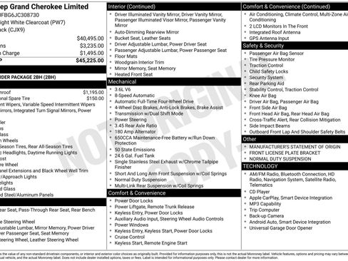 Used 2018 Jeep Grand Cherokee Limited image 38