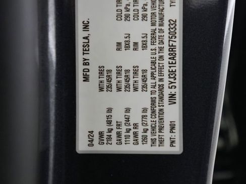 Used 2024 Tesla Model 3 Standard Range RWD image 27