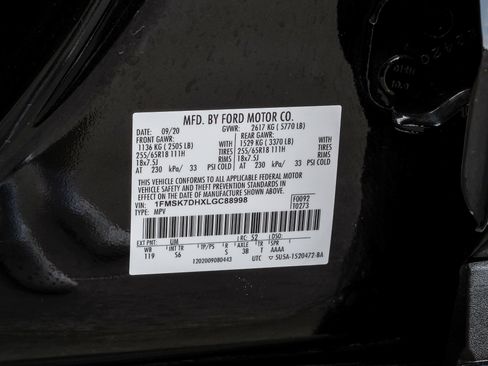 Used 2020 Ford Explorer XLT w/ Equipment Group 202A RWD image 52