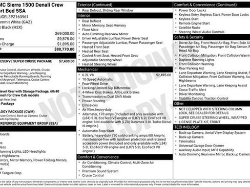 Certified 2023 GMC Sierra 1500 Denali AWD/4WD image 44