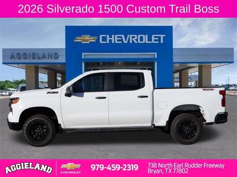 New 2026 Chevrolet Silverado 1500 Custom Trail Boss w/ LPO, Dark Essentials Package AWD/4WD image 7