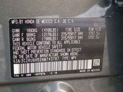 Certified 2022 Honda HR-V EX image 35