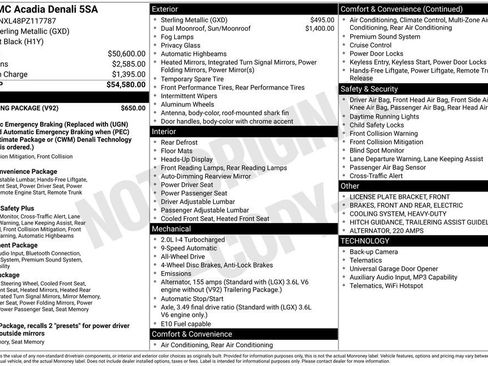 Used 2023 GMC Acadia Denali w/ Trailering Package image 2