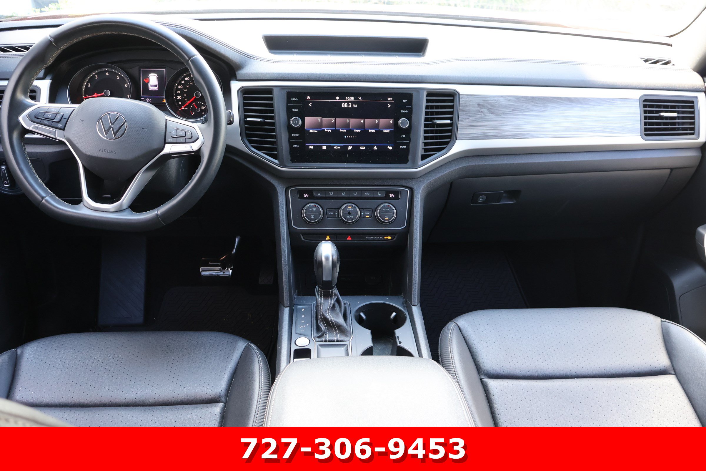 Used 2021 Volkswagen Atlas Cross Sport SE w/ 20" Black Wheels Package FWD image 14