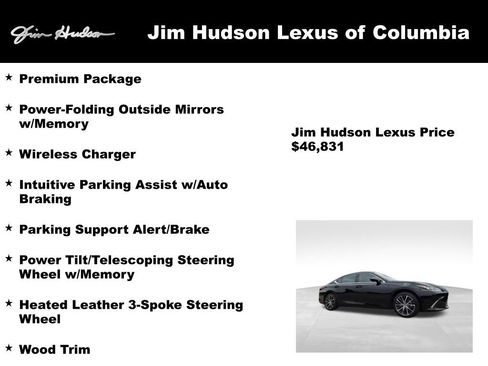 Used 2024 Lexus ES 350 w/ Premium Package FWD image 3