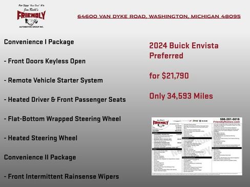 Used 2024 Buick Envista Preferred w/ Convenience I Package FWD image 4