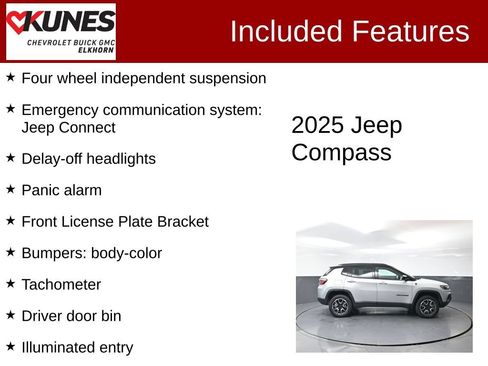 Used 2025 Jeep Compass Trailhawk AWD/4WD image 3