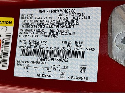 Used 2015 Ford Mustang GT Premium RWD image 12