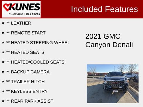 Used 2021 GMC Canyon Denali image 2
