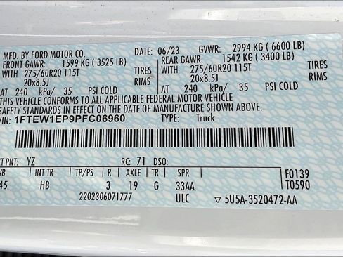 Used 2023 Ford F150 Lariat w/ Equipment Group 502A High image 29