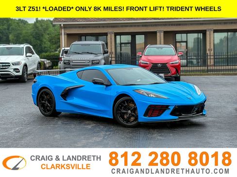 Used 2022 Chevrolet Corvette Stingray Premium Cpe w/ Z51 Performance Package RWD image 1