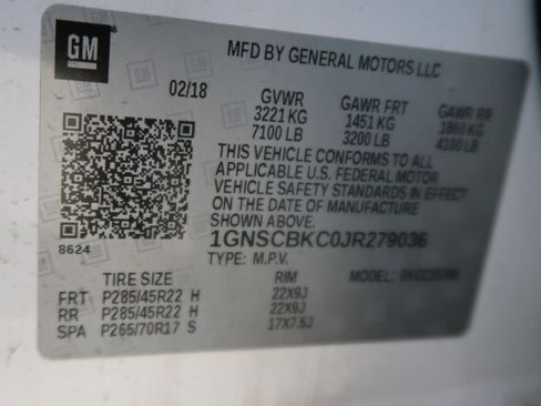 Used 2018 Chevrolet Tahoe LT w/ Luxury Package image 23