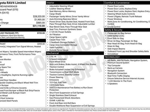 Used 2014 Toyota RAV4 Limited w/ Technology Package FWD image 16