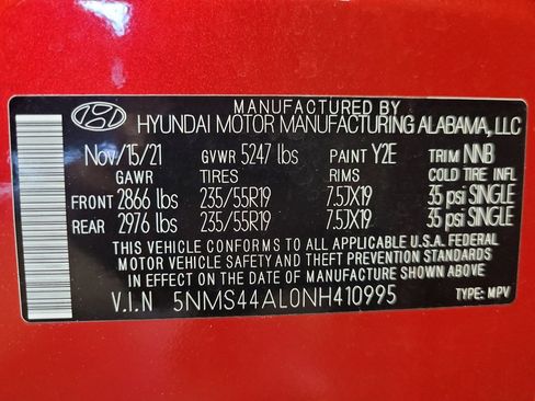 Used 2022 Hyundai Santa Fe Limited w/ Cargo Package FWD image 33