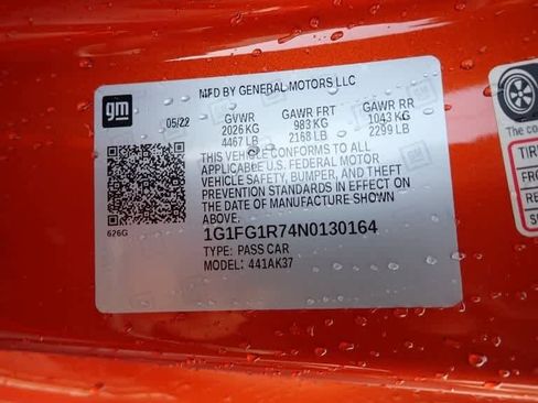 Certified 2022 Chevrolet Camaro SS image 30