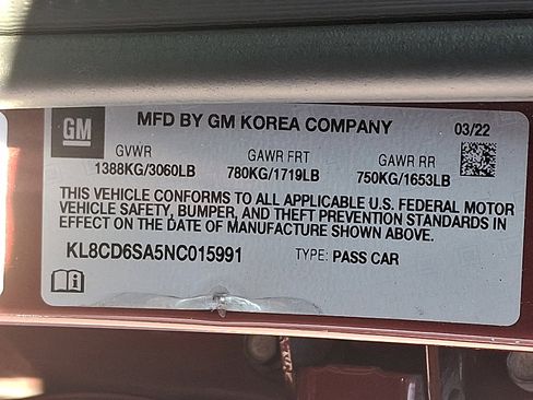 Used 2022 Chevrolet Spark LT image 25