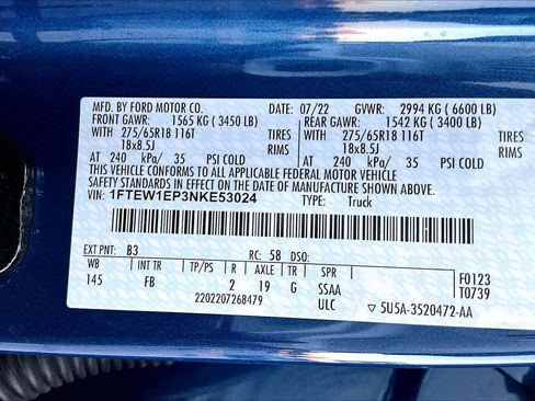 Used 2022 Ford F150 XLT w/ Equipment Group 302A High image 33