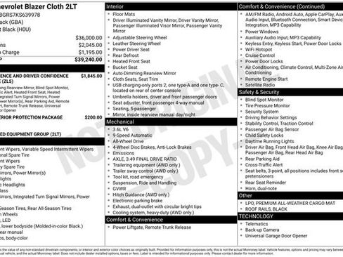 Used 2019 Chevrolet Blazer LT image 37