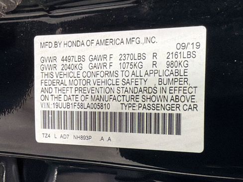 Used 2020 Acura TLX w/Technology Pkg image 20