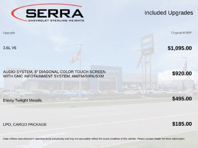 Used 2019 GMC Acadia SLE w/ LPO, Cargo Package FWD image 2