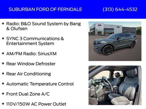 Used 2021 Ford Explorer ST w/ Equipment Group 401A AWD/4WD image 21