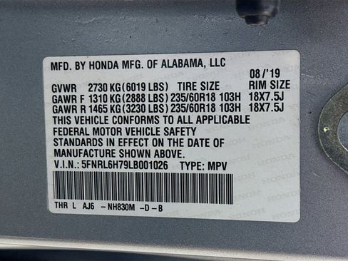 Used 2020 Honda Odyssey EX-L image 32