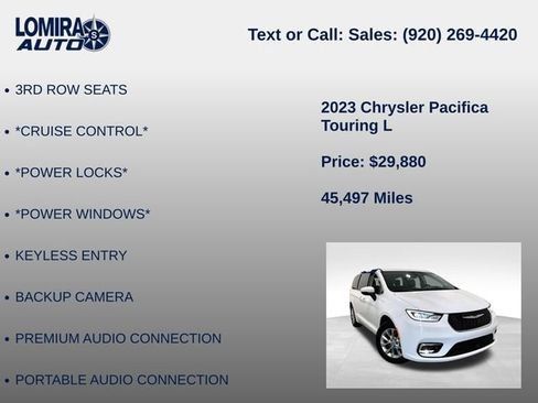 Used 2023 Chrysler Pacifica Touring-L AWD/4WD image 14