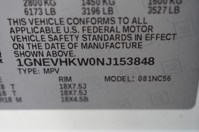 Used 2022 Chevrolet Traverse LT AWD/4WD image 15