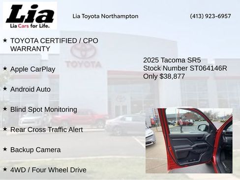 Used 2025 Toyota Tacoma SR5 AWD/4WD image 7