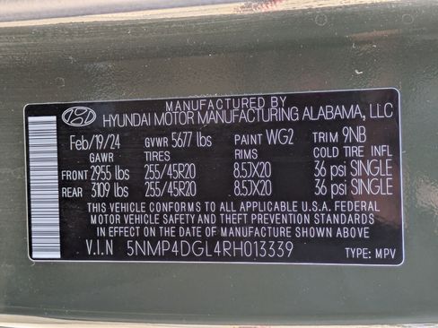 Used 2024 Hyundai Santa Fe Limited image 24