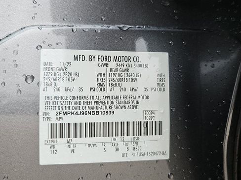 Used 2022 Ford Edge SEL w/ Convenience Package AWD/4WD image 20