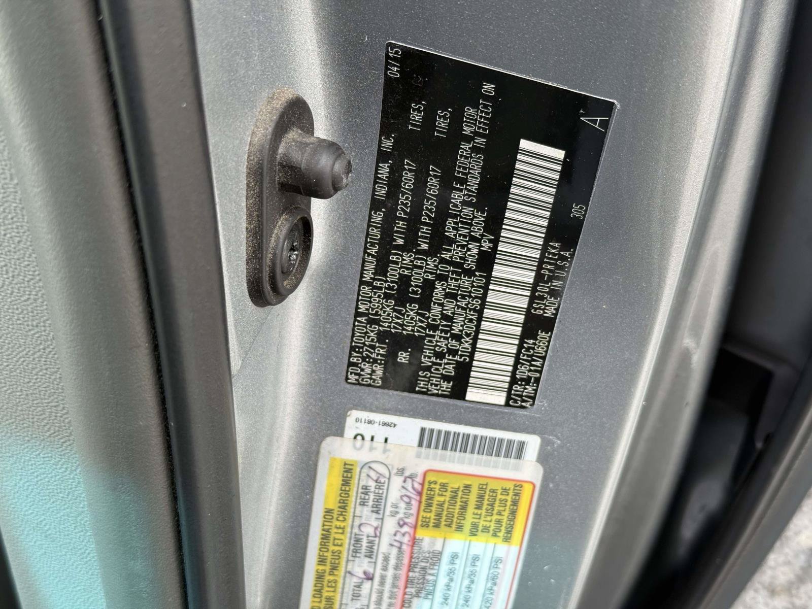 Used 2015 Toyota Sienna LE FWD image 37