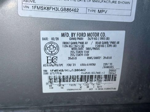Used 2020 Ford Explorer Limited AWD/4WD image 35