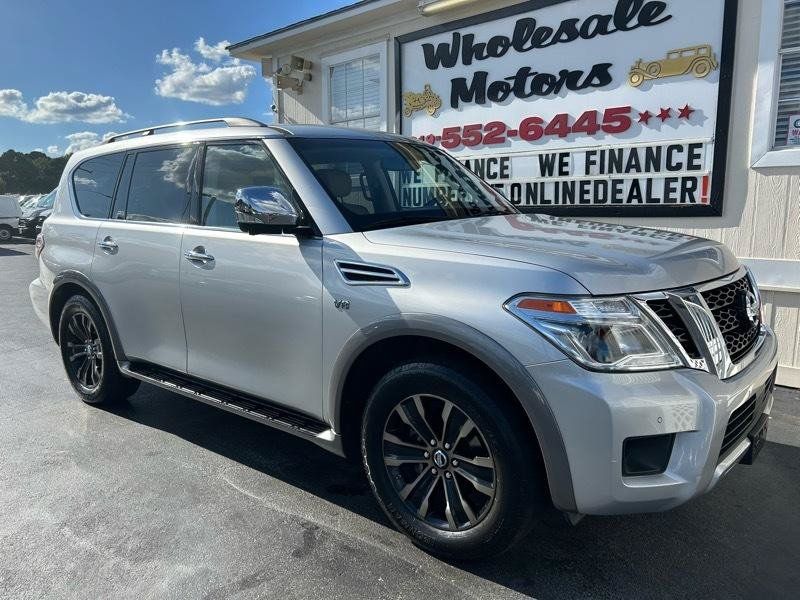 Used 2017 Nissan Armada Platinum w/ Captain Seat Package RWD image 2
