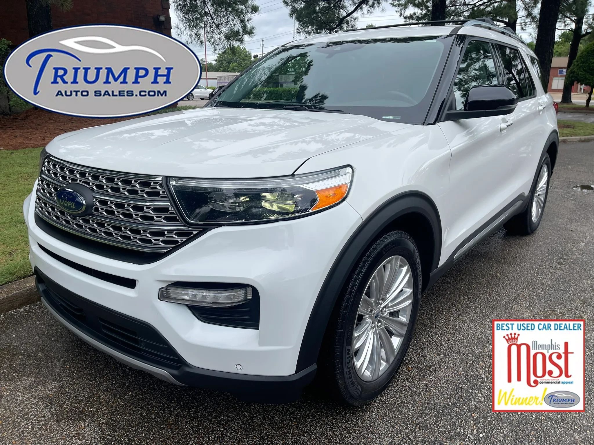 Used 2021 Ford Explorer Limited w/ Hybrid Equipment Group 310A RWD image 1