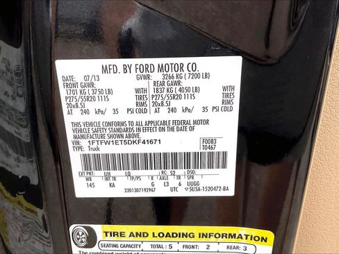 Used 2013 Ford F150 King Ranch w/ King Ranch Luxury Pkg AWD/4WD image 33