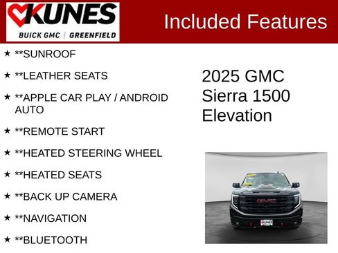 Used 2025 GMC Sierra 1500 Elevation w/ Elevation Premium Package AWD/4WD image 2