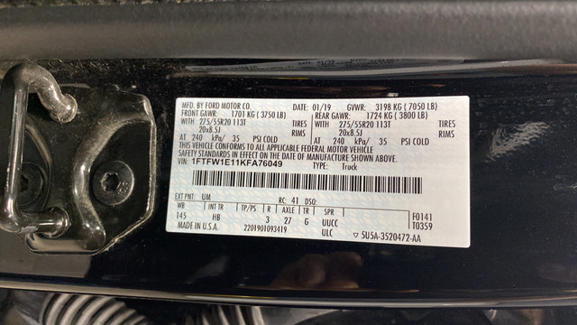 Used 2019 Ford F150 Lariat w/ Equipment Group 502A Luxury AWD/4WD image 29