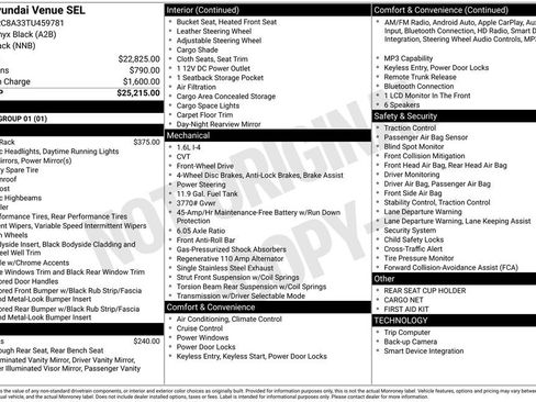 New 2026 Hyundai Venue SEL FWD image 5