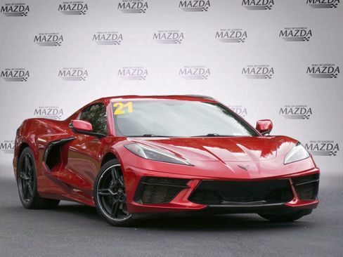Used 2021 Chevrolet Corvette Stingray Coupe w/ 1LT RWD image 2
