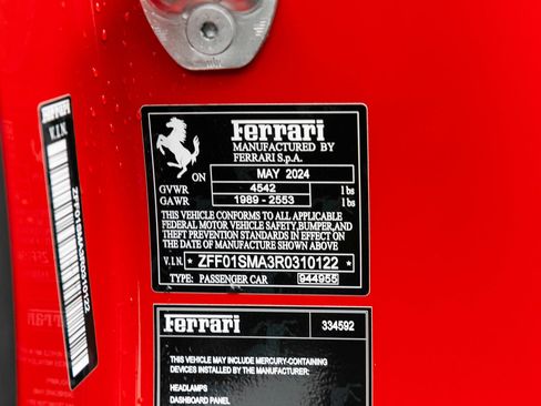 Certified 2024 Ferrari 296 GTS image 45