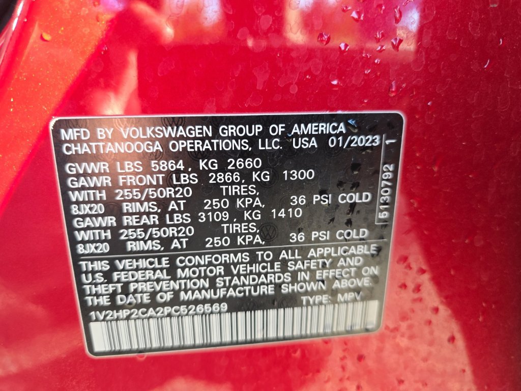 Certified 2023 Volkswagen Atlas SE w/ Black Wheel Package AWD/4WD image 27