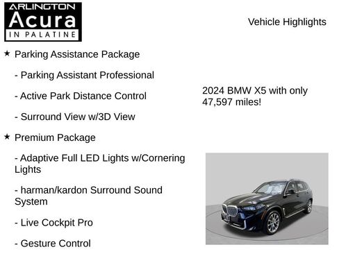 Used 2024 BMW X5 xDrive50e AWD/4WD image 8