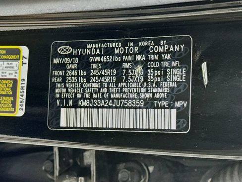 Used 2018 Hyundai Tucson Limited w/ Ultimate Package 02 FWD image 37
