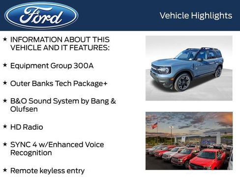 New 2025 Ford Bronco Sport Outer Banks w/ Outer Banks Tech Package+ AWD/4WD image 4