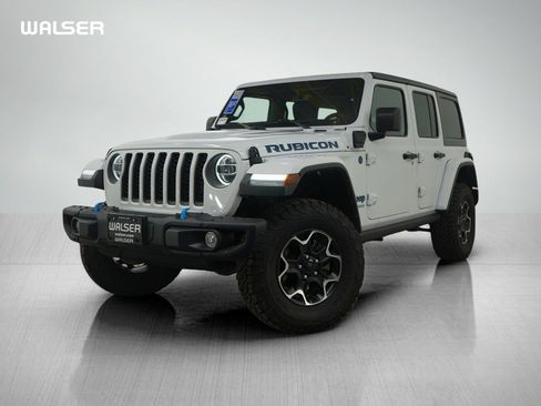 Used 2021 Jeep Wrangler Unlimited Rubicon 4xe w/ Steel Bumper Group image 1
